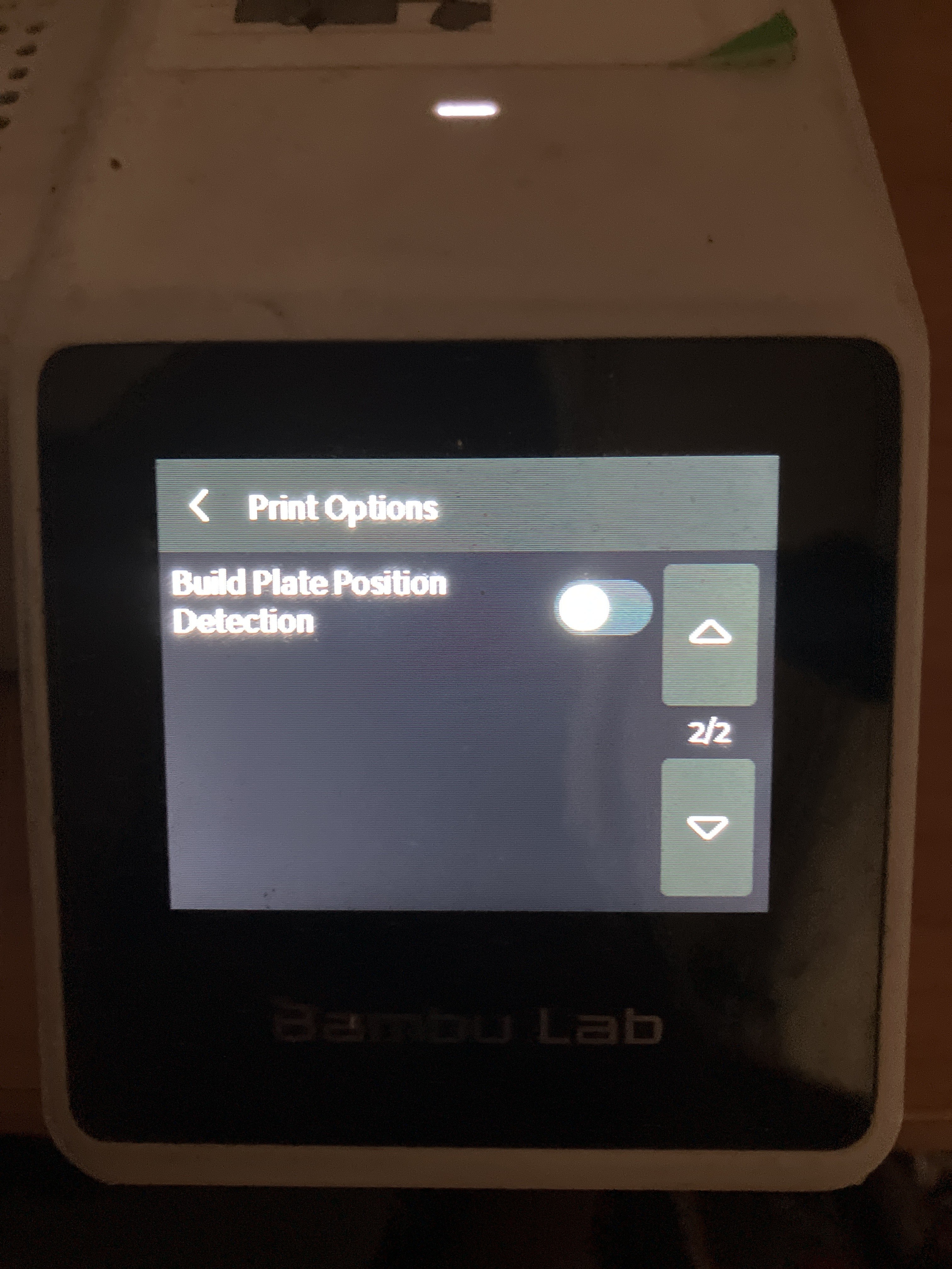 A1 Mini disable build plate